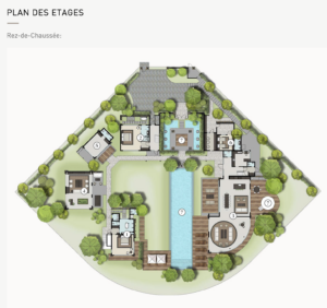 Villa Charlotte – Anahita - plan Rdch